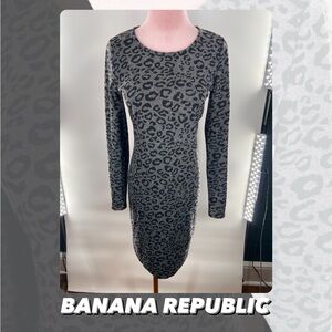 EUC Banana Republic Cheetah Print Dress